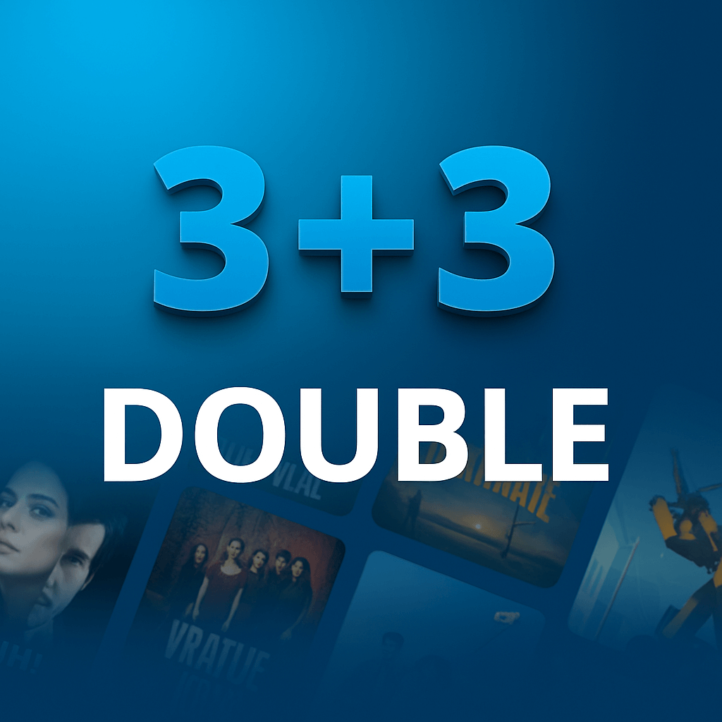3+3 DOUBLE